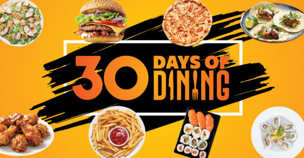 30 Days of Dining winners were drawn on Dec. 31.